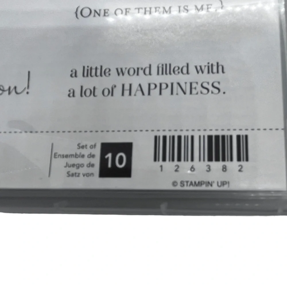 NEW Stampin’ Up! “One in a Million” Rubber Stamp Set of 10. Retired.  Set 126382 - Picture 6 of 6